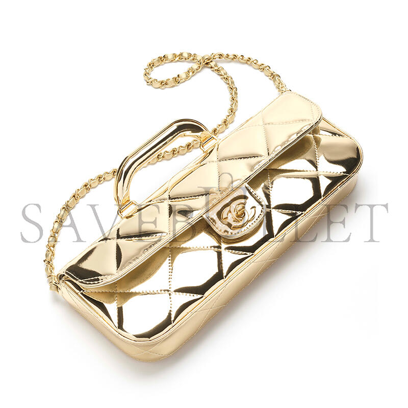 CHANEL LARGE FLAP BAG WITH TOP HANDLE AS5807 (30*12.5*5cm)